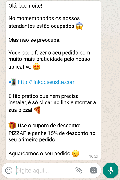 Insira Mensagens Automáticas No Whatsapp Business Blog Eficaz 1957