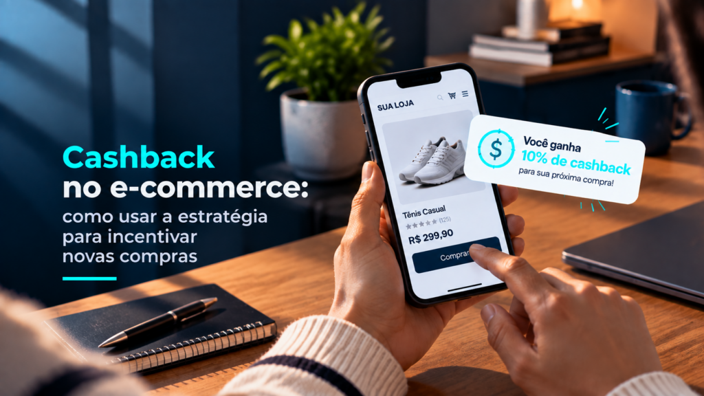 Imagem capa do post:Cashback no e-commerce: como usar a estratégia para incentivar novas compras