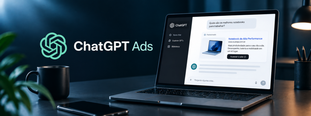 Imagem capa do post:ChatGPT Ads: uma nova etapa para a publicidade digital