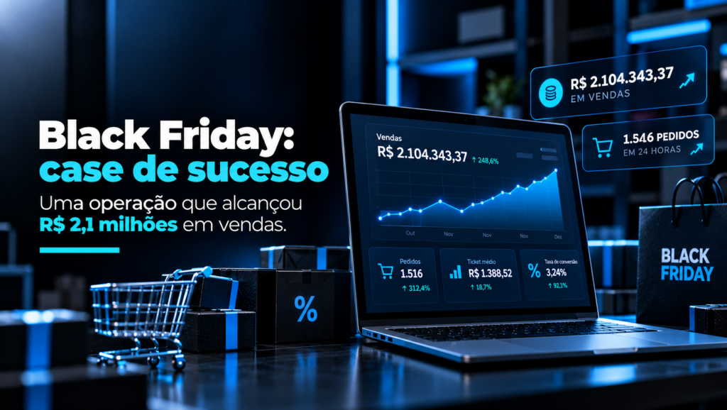 Imagem capa do post:Black Friday: case de sucesso de uma operação que alcançou R$ 2,1 milhões em vendas