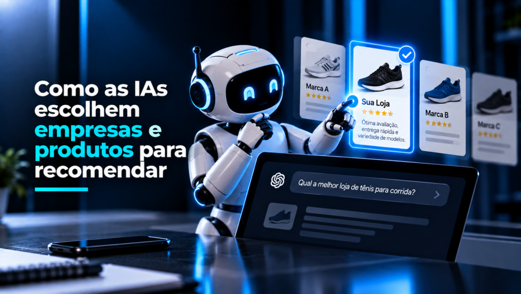 como as IAs escolhem empresas e produtos