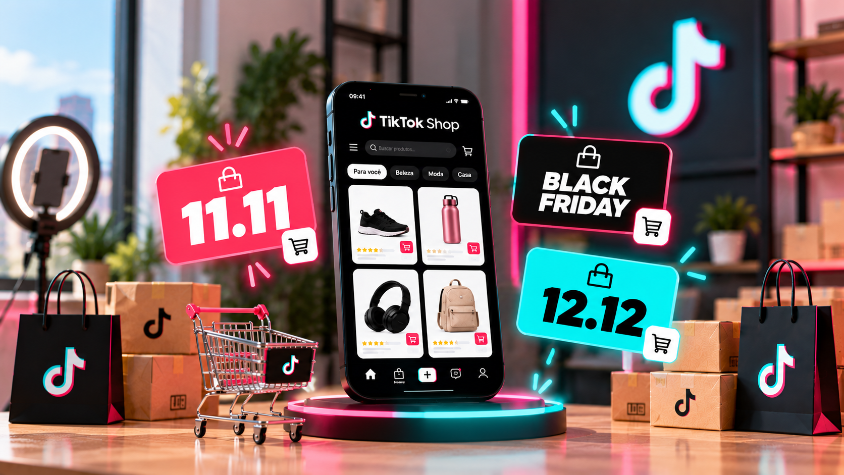 datas duplas TikTok Shop